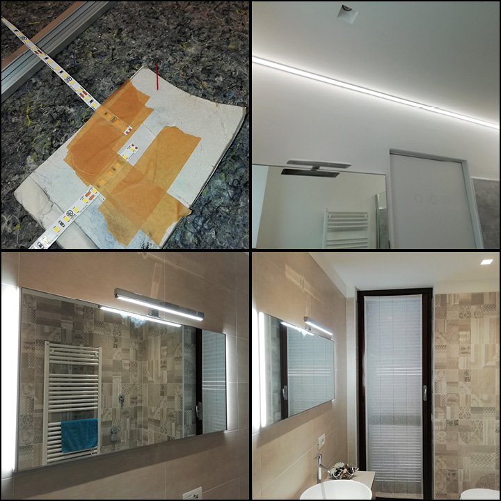 INSTALLAZIONE STRISCE LED IN BAGNO